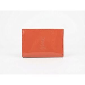 YSL Yves Saint Laurent Beaute Terracotta Coral Patent Makeup Pouch Case